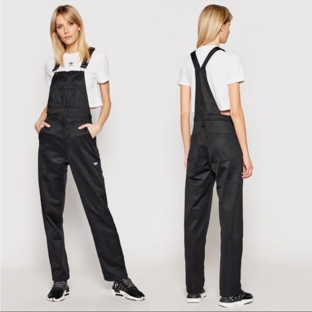 adidas Black Women’s Utility Overalls Jumpsuit